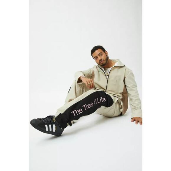 Hermanos Koumori Other - Hermanos Koumori UO Exclusive Tree Of Life Paneled Pant Mens Sz L Beige Straight